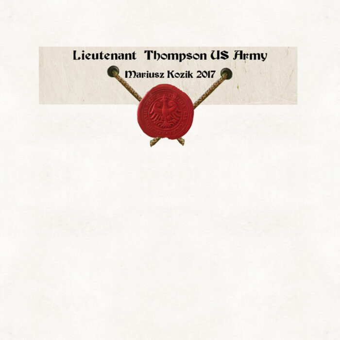 Lieutenant  Thompson US Army, 2017 - obrazek 4